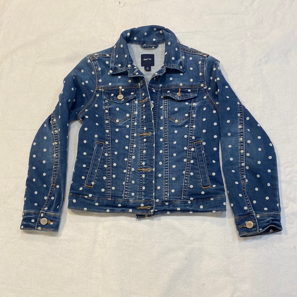 Gap Kids Polka Dot Jean Jacket